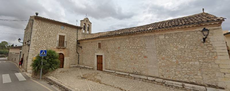 Church of Santa Tecla in Biniamar village, Mallorca.