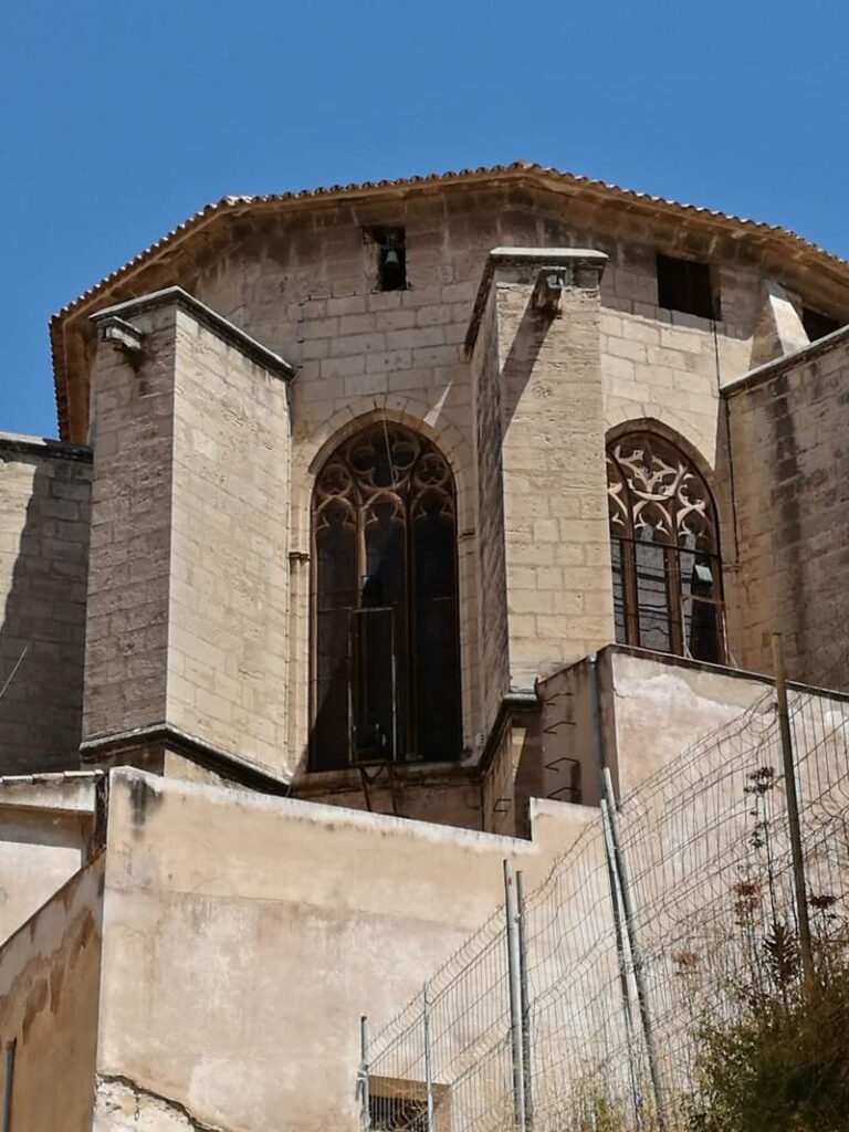 Gothic style dome of the La Sang church in Palma city, Mallorca.