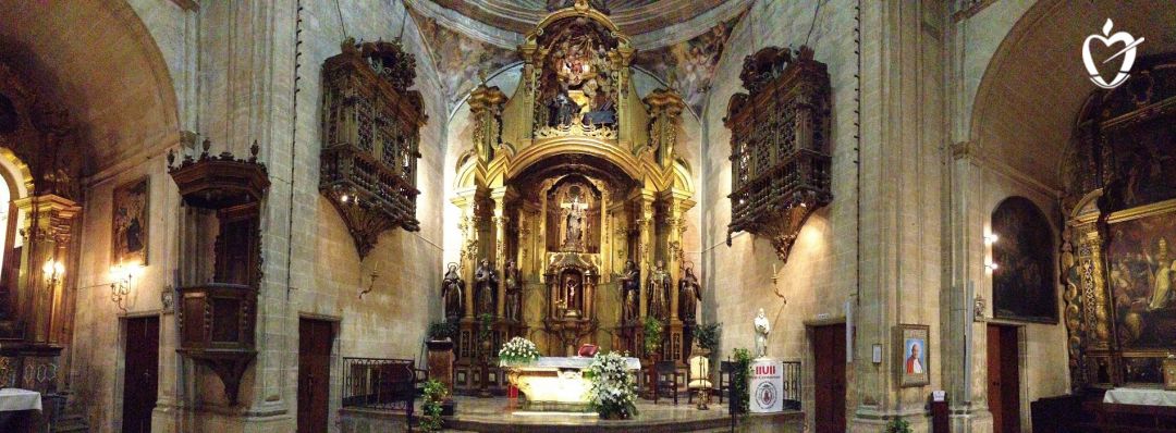 Inside view of the church of Perpetual Soccour in Palma city, Mallorca.