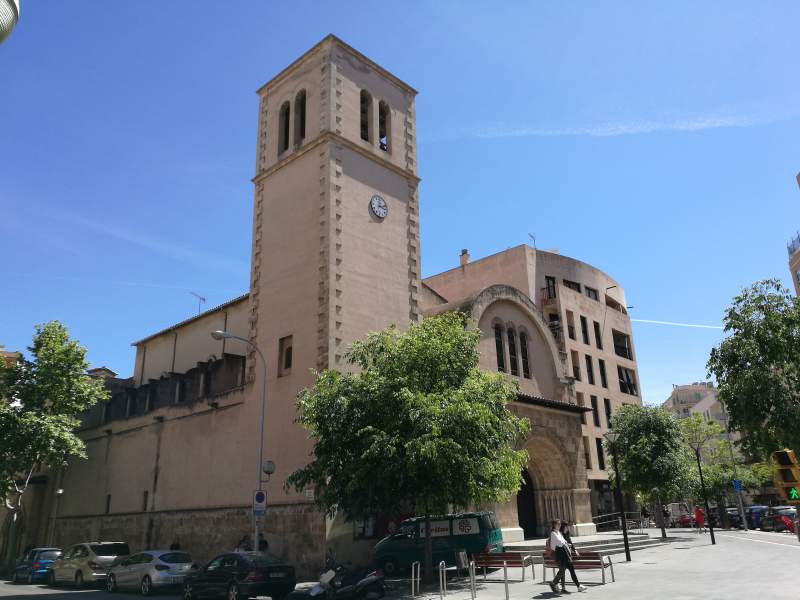 Church of Sant Sebastia in Palma, Mallorca.