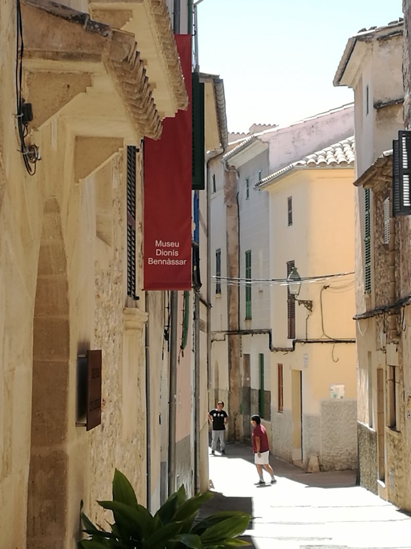 House and museum of artist Dionis Bennassar in Pollenca old town, Mallorca.