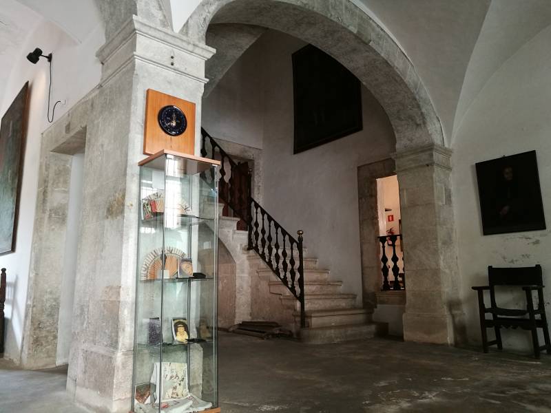Entrance hall of the ethnological museum in Muro village, Mallorca, Spain.