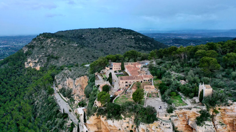 Monastery of Sant Honorat on the Randa mountain in Mallorca