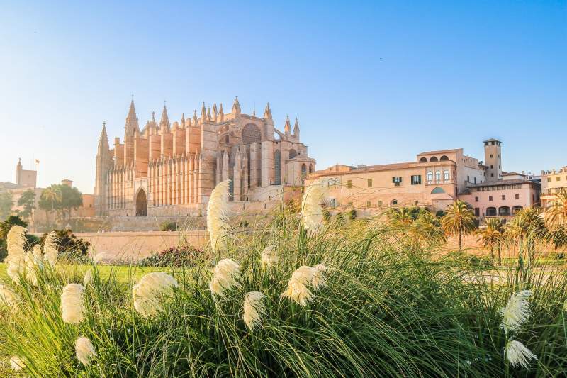 Religious art museum of Museu Diocesa next to the cathedsral in Palma, Mallorca