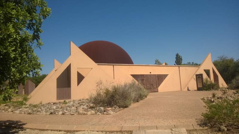 Mallorca Planetarium and Astrological Observatory on the outskirts of Costitx village, Mallorca.