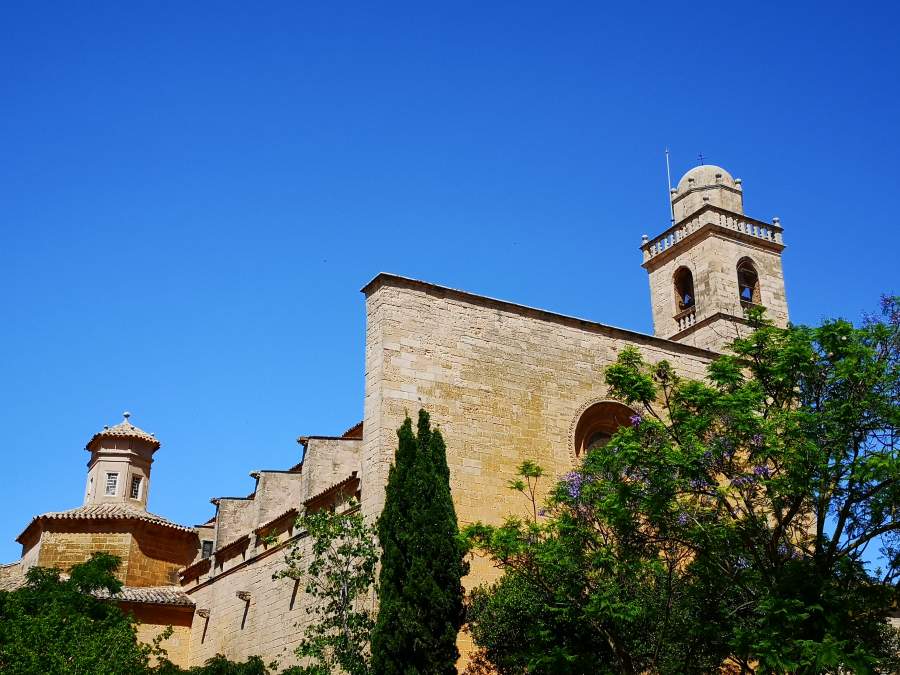 Franciscan convent and church of Sant Bonaventura in Llucmajor town, Mallorca, Spain.
