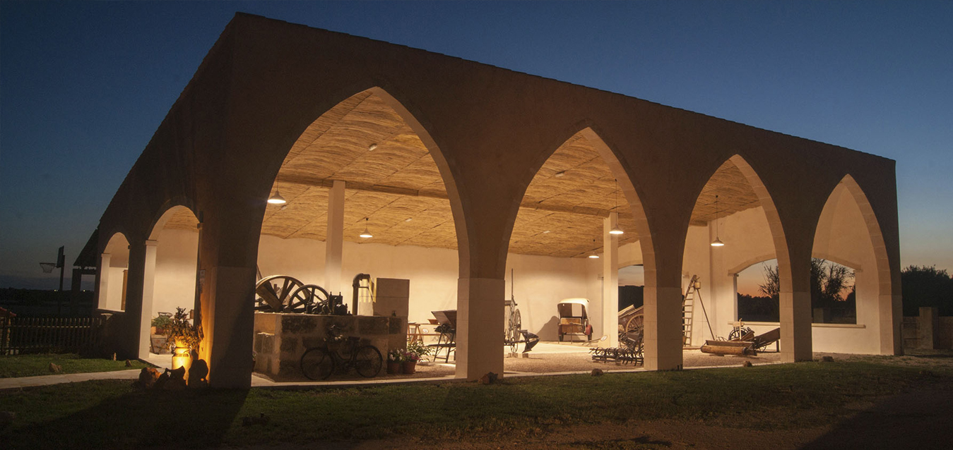 Agriculture exhibition at Son llado museum in Campos, Mallorca.