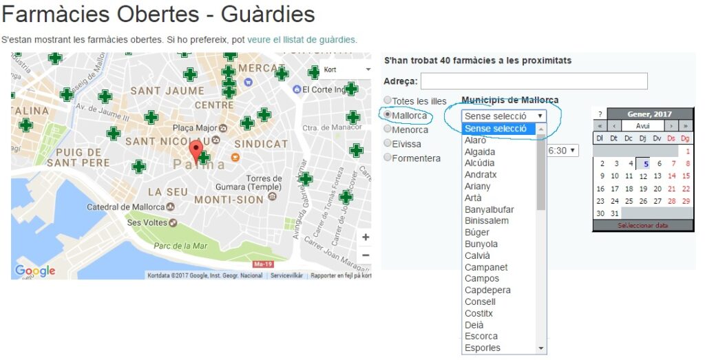 Open pharmacy chemist online finder tool