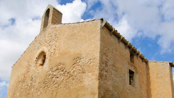 Medieval convent of Monestir de Bellpuig on the outskirts of Arta, Mallorca island.