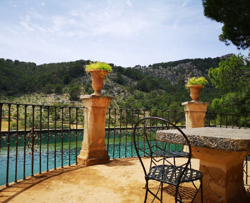Quiet tranquil place in the scenic area of Bunyola, Mallorca island, Spain.
