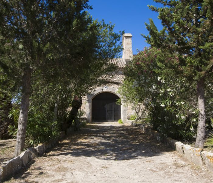Medieval chapel and hermitage of Castellitx in Algaida, Mallorca island.