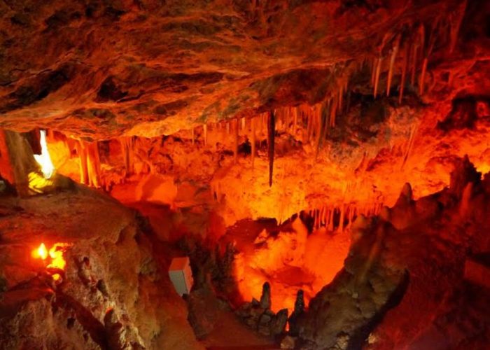 Stalactite caves of Genova that can be visited in Palma, Mallorca.