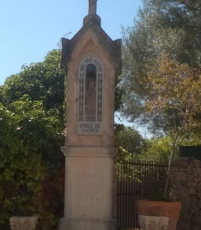 Small chapel by the main road called Capella de Mare de Deu, in Costitx village, Mallorca.