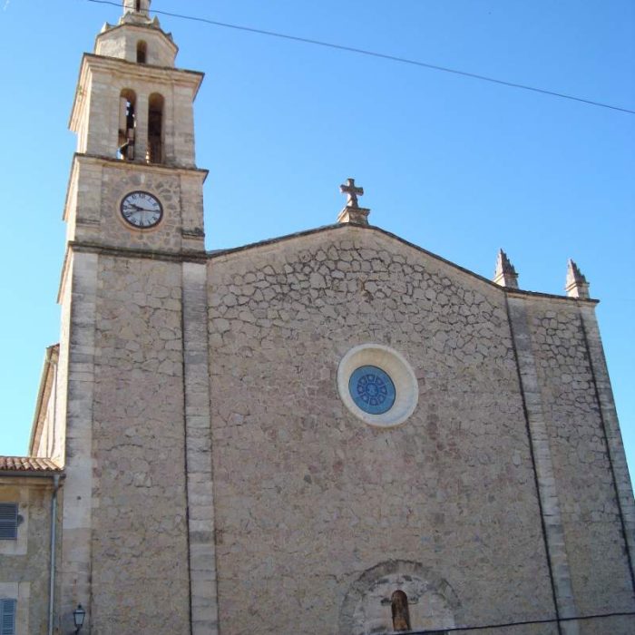 Church of Immaculada Concepcio in Caimari village, Mallorca, Spain.