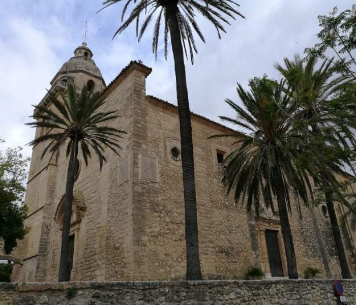 Catholic church of Sant Bartomeu in Montuïri village, Mallorca.