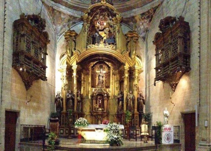 Inside view of the church of Perpetual Soccour in Palma city, Mallorca.
