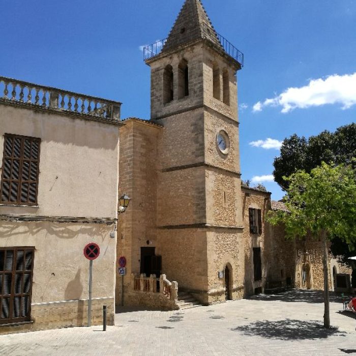 Church of Sant Joan Baptista in Son Servera village, Mallorca, Spain.