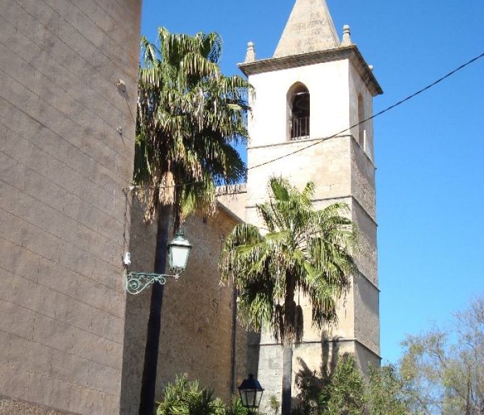 Church of Santa Barbara in Vilafranca de Bonany village, Mallorca, Spain.