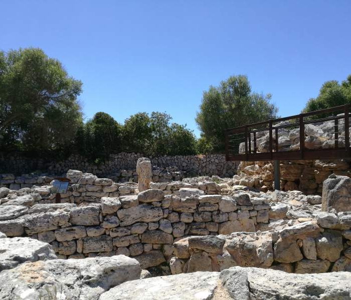 Excavation site of the S'Hospital Vell Talayotic settlement in Manacor, Mallorca.
