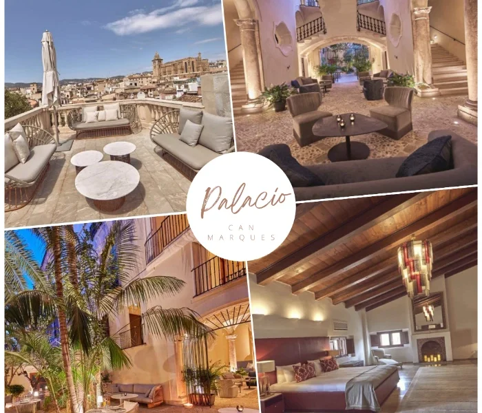 Luxury hotel Palacio Can Marques in Palma historic center, Mallorca island.