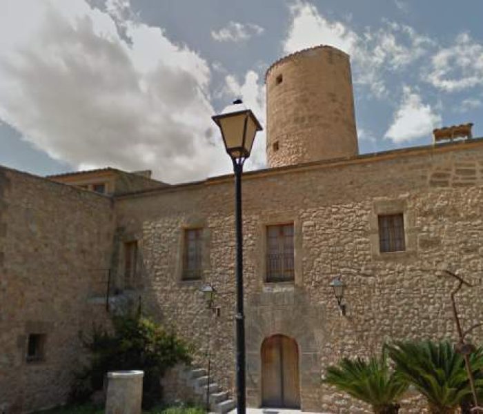 Old flour mill of Moli d'en Bou on the outskirts of Sant Llorenc des Cardassar village, Mallorca.