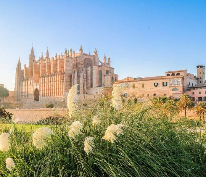 Religious art museum of Museu Diocesa next to the cathedsral in Palma, Mallorca