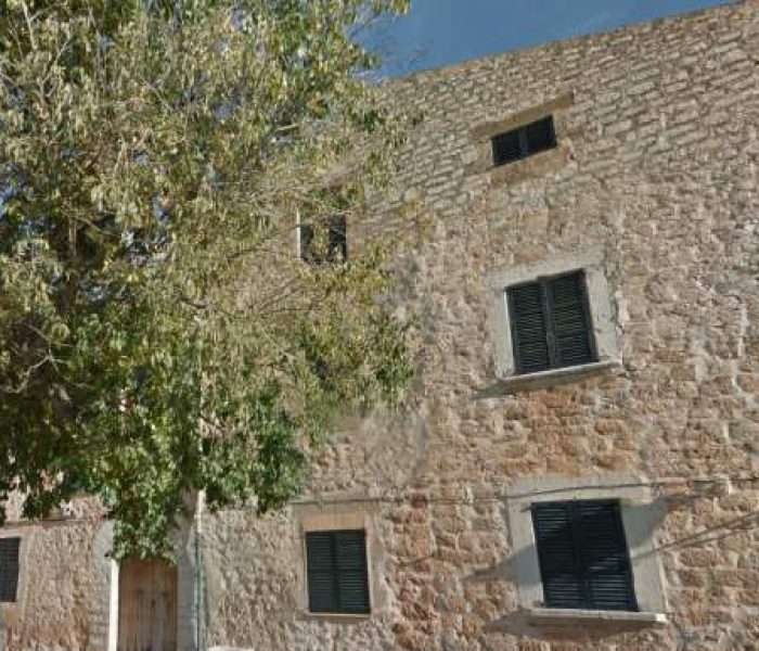 Facade of the building known as 'Sa Bastia' in Alaro village, Mallorca.