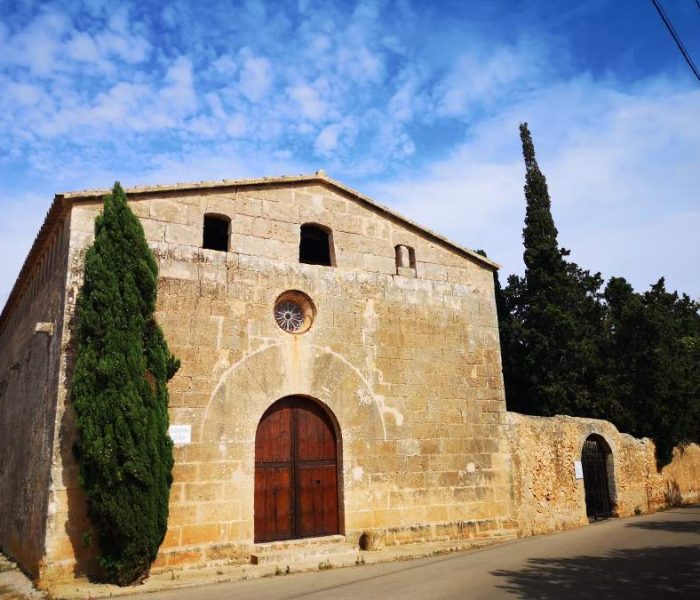 Medieval 13th century chapel of Sant Blai in Campos, Mallorca, Spain.