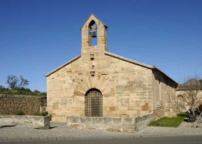Medieval oratory (chapel) of Santa Anna on the outskirts of Alcudia, Mallorca.