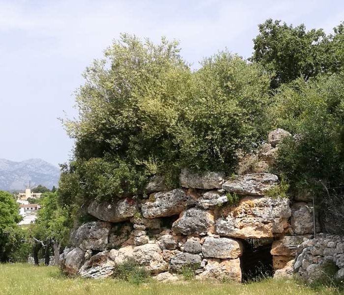 Talayotic settlement of Racons near llubi, Mallorca.